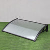 Patio Door Awning Outdoor Front Porch Rain Cover Shelter Canopy Window Sun Shade