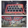 14 x Hexagon LED Lighting Car Detail Home Garage Workshop Retail Barber Car Van
