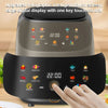 8L Visible Air Fryer 2400W Kitchen Oven Healthy Low Fat Oil Free Frying Cookers