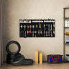 Utility Tool Board Wall-Mounted Pegboard Kit w/28 PCS Hanging Accessories-Black