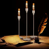 3x Candlestick Holders Tall Candle Holder Metal Candelabra Wedding Table Manners