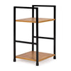 Table Bed Sofa Side Nightstand Storage Drawer Shelf Home Study Living Room Wood