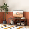 Industrial Style TV Stand Cabinet w/ Storage&2 Shelves Metal Frame Living Room
