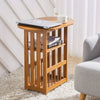 Folding Magazine Rack File Holder Literature/Newspaper Storage Coffee Side Table