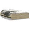 Sonoma Oak Bed Frame 120 x 200 in Multilayer T4T0
