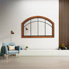 Window Style Mirror Indoor Outdoor Garden WallHanging Glass Décor Mirror Hallway