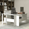 L-Shaped Corner Computer Desk Workstation Home Office PC Table Writing Desk