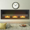 Bio Ethanol Fireplace Modern Wall Biofire 2/3 Burner Fire Place With Glass Panel