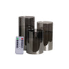 3 OR 5PCS LED Flameless Candles Remote Flickering Pillar Timer Battery Operated