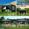 Pop-up Gazebo 3x3M Outdoor Garden Canopy Heavy Duty Waterproof Tent + 4 Sidewall
