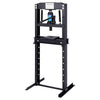 Black 12-Ton Adjustable Steel Hydraulic Work Shop Press Garage Presses Manual UK