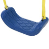 Ball Hoop Slide Nest Swing Ground Pegs Outdoor Metal Play Frame Swing Set Yellow