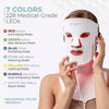 Nourished Body&skin LED Face & Neck Mask - 7 Colours for Anti-Aging & Rejuvenati