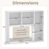 Countertop Storage Organizer Display Rack-White