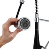 Stainless Steel Taps Kitchen Sink Mixer Swivel Spout Single Lever Mono Faucet