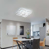 Dimmable LED Ceiling Light Square Modern Chandelier Lighting 80W Remote Control