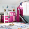 ' Loft Bed with Tower 90x200 Solid Wood Pine R5K2