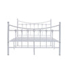 Strong Metal Bed Frame 4ft 4ft6 Double Size Solid Bedstead Base +MATTRESS