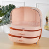 Large Cosmetic Skincare Storage Box 2 Drawers Bathroom Dressing Makeup Organiser