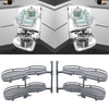 Kitchen Corner Pull Out Shelves Carousel Tray Storage Left Right Shelves Holder