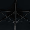 Garden Parasol with Black Steel 225 x 225 x 212 Parasol, Patio , D2R5