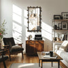 Vintage Rectangular Wall Mirror Metal Frame Slim Home Bedroom Bedside Hanging