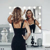 LED Hollywood Makeup Mirror Large Vanity Light Mirror with 15 Dimmable LED Bulbs