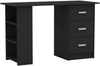 Computer Desk with Drawers Shelves Storage Modern Home Office Work Table