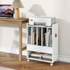 Record Player Stand Bedroom Rolling Turntable Stand w/Drawer