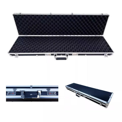 Large Long Flight Case Gun Airsoft Rifle Carry Protective Durable Lock Box Case