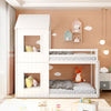 3ft Bunk Beds Single Treehouse Cabin Wood Bed Frame Kids Children Sleeper White