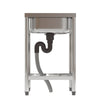 Commercial Stainless Steel Kitchen Catering Sink Single Bowl w/Shelf&Drainer Kit