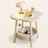 Flower Shape Bedside Table Small Side Table Bedroom Storage Furniture Assembly