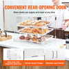 3-Tier Acrylic Bakery Display Case Countertop Donut Pastry Case Rear Door