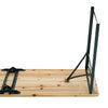 Portable Wooden Folding Beer Table Trestle Camp Garden Outdoor Barbecue Table