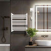 Bathroom Aluminum Electric Ladder Heated Towel Rail Warmer Thermostatic Radiator