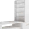 Table Makeup Dressing Station Double Desk Workstation Storage Equipment