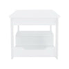 2 Tiers Coffee Table Rectangle Drawer Living Room Tea Tables with Storage Shelf