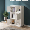 Highboard White 74x35x117 Solid Wood Pine G6C6