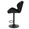 1/2/4/6x Bar Stool Swivel Gas Lift Adjustable Height Barstool with Velvet Padded