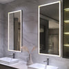 500x700mm 600x900mm Rectangle Metal Framed LED Bathroom Mirror with Demister Pad