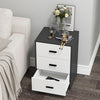3 Drawer Wooden Bedroom Bedside Cabinet Furniture Storage Nightstand Side Table