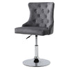 1/2 Bar Stools Crushed Velvet Breakfast Chairs Swivel Gas Lift Kitchen Cushioned