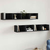 2 pcs Wall Cabinets, Shelves with Storage, Furniture Living Room Living F5Z5