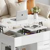 High Gloss 4 in 1 Lift Top Coffee Table Storage Dining Table Drawer Living Room