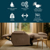 RISE & RECLINE Chair Electric Lift Recliner Armchair Dorchester Dual Motor Seat