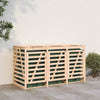 Triple Wheelie Bin Storage Solid Wood Pine M5S3