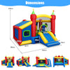 Kids Bouncy Castle Inflatable Bouncer House Blow Up Jumper w/Slide Carrying Bag