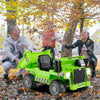 12V Ride On Dump Truck 4-wheeler Ride On Toy Car with Remote Control-Green