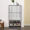 3 Drawer Shoe Cabinet Storage Cupboard Unit Shoe Rack Wooden Stand Organiser